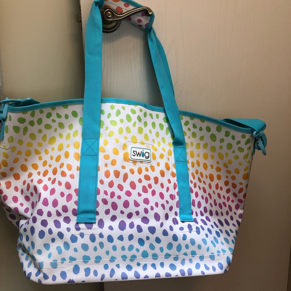 Large SWIG Tote Bag Perfect For Parks, Beach, Trips & More! Washable